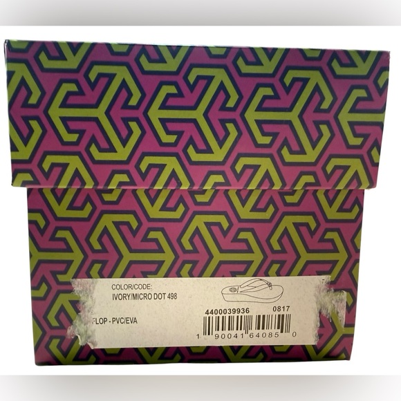 Tory Burch Navy and White Polka Dot Wedge Sandals - Size 8 like new condition - Picture 6 of 6